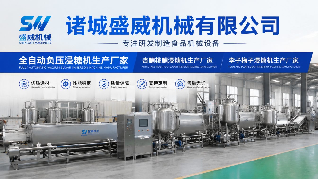 日照为果脯加工提供负压浸糖方案